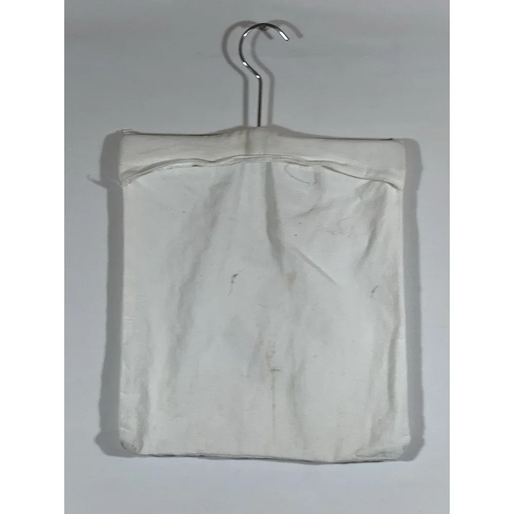 Whitmor Clothespin Bag Vintage Embroidered Cottagecore Farmhouse Laundry